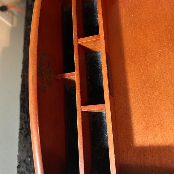 Mid-Century Jack Daniel's Wooden Dresser Top Organizer - Picture 14 of 15